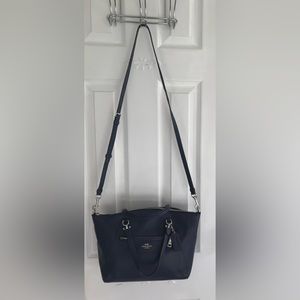Coach Kelsey Black Leather Bag
